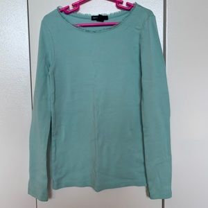 light blue/green long sleeve